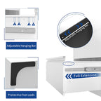 35W 2/3/4-drawer Lateral Locking Steel File Cabinet for A4, Legal, Letter