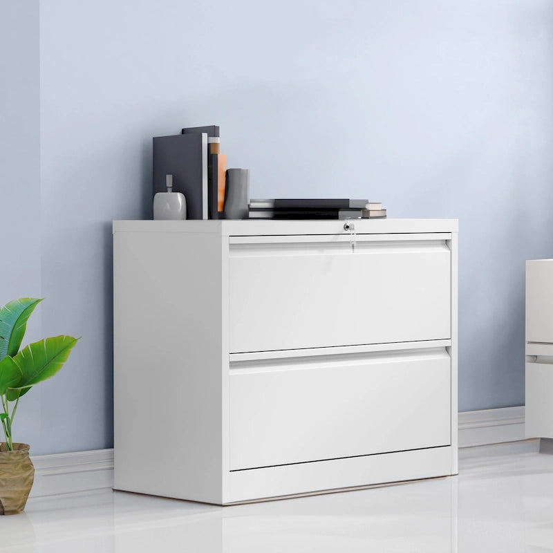 35W 2/3/4-drawer Lateral Locking Steel File Cabinet for A4, Legal, Letter