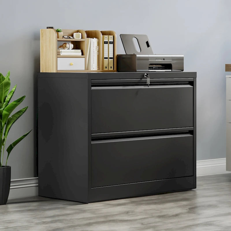 35W 2/3/4-drawer Lateral Locking Steel File Cabinet for A4, Legal, Letter