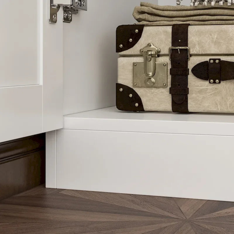 47.2W Armoire de penderie contemporaine et moderne autoportante