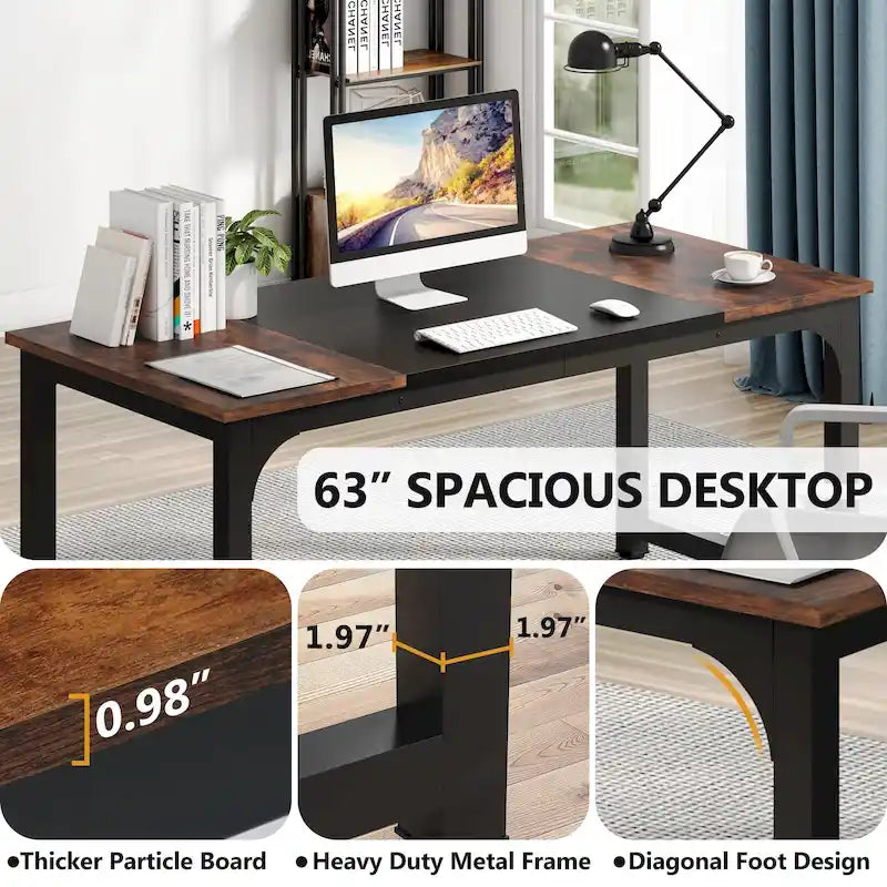 63 bureaux d'ordinateur modernes pour la maison/le bureau