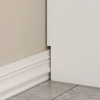 FUFU&GAGA Grande Armoire Combo Penderie Placard de Rangement Blanc
