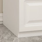 FUFU&GAGA Grande Armoire Combo Penderie Placard de Rangement Blanc