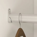 FUFU&GAGA Grande Armoire Combo Penderie Placard de Rangement Blanc