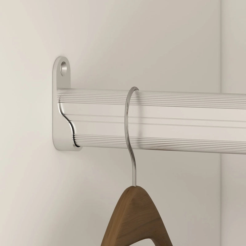 FUFU&GAGA Grande Armoire Combo Penderie Placard de Rangement Blanc