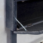 Lit de rangement rembourré Rosdale Grey avec ports USB par Furniture of America