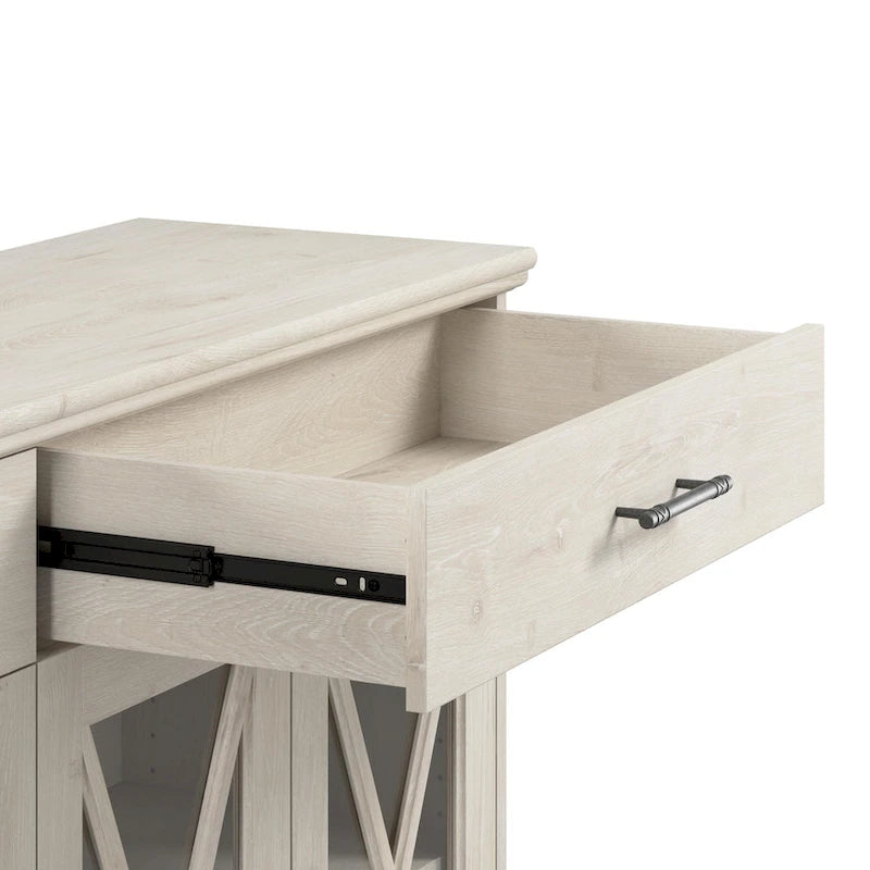 Mueble de TV rústico de 60 pulgadas para televisores de hasta 75 pulgadas