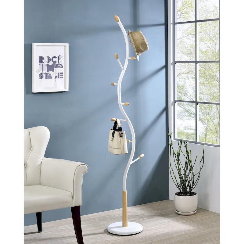 Porte-manteau sur pied en métal Arles de Roundhill Furniture