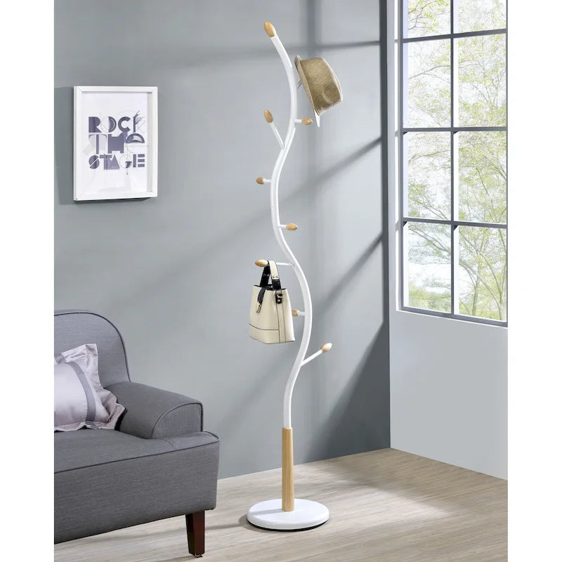 Porte-manteau sur pied en métal Arles de Roundhill Furniture