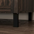 Space-Saving Storage Solution Pantry Cabinet w/Dark Wood Grain Kitchen - 31.5Wx23.6Dx78.7H