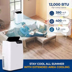 SereneLife 12,000 BTU Portable Air Conditioner & Heater