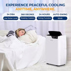 SereneLife 12,000 BTU Portable Air Conditioner & Heater