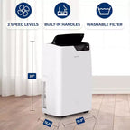 SereneLife 12,000 BTU Portable Air Conditioner & Heater