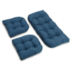 Twill 3-piece Indoor Settee Cushion Set