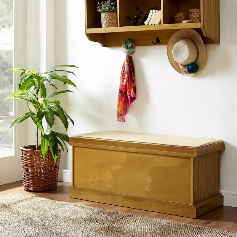 Brennan Entryway Storage Bench - 42 W x 16.5 D x 18.25 H