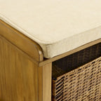 Brennan Entryway Storage Bench - 42 W x 16.5 D x 18.25 H