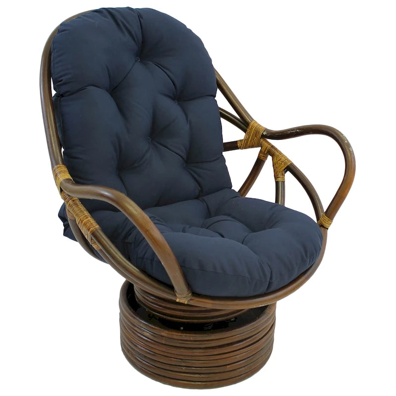 Coussin de dossier/d'assise de fauteuil à bascule en sergé d'intérieur de 48 po sur 24 po (coussin seulement) - 48 x 24