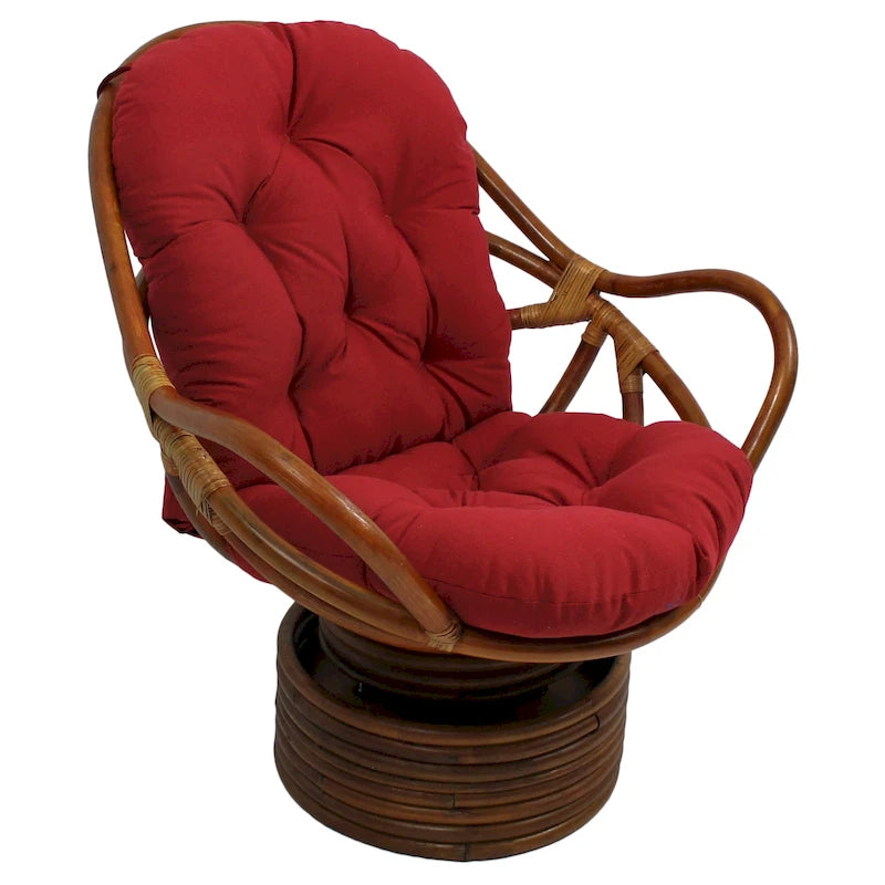 Coussin de dossier/d'assise de fauteuil à bascule en sergé d'intérieur de 48 po sur 24 po (coussin seulement) - 48 x 24
