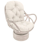 Coussin de dossier/d'assise de fauteuil à bascule en sergé d'intérieur de 48 po sur 24 po (coussin seulement) - 48 x 24