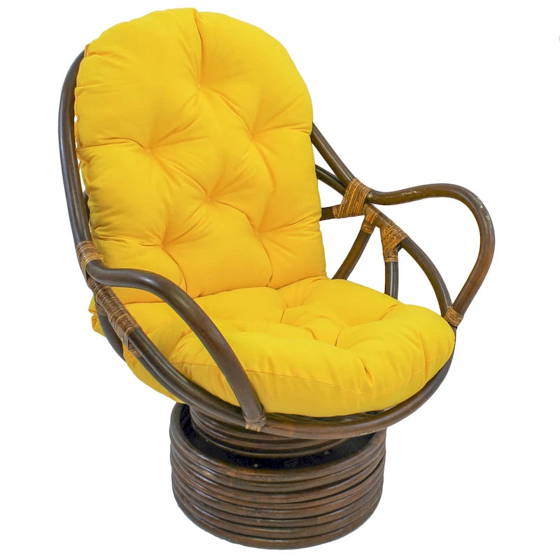 Coussin de dossier/d'assise de fauteuil à bascule en sergé d'intérieur de 48 po sur 24 po (coussin seulement) - 48 x 24