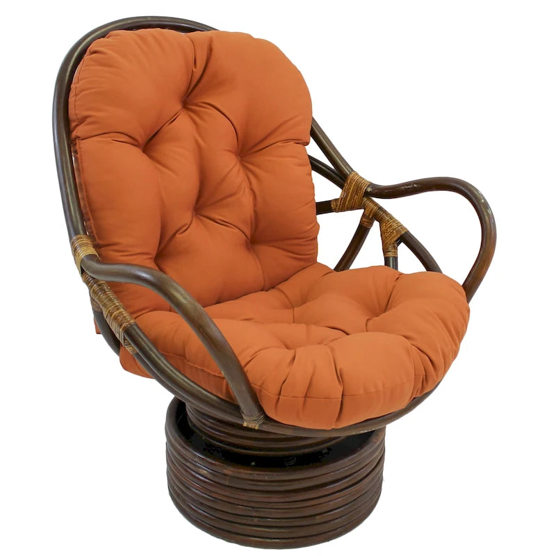 Coussin de dossier/d'assise de fauteuil à bascule en sergé d'intérieur de 48 po sur 24 po (coussin seulement) - 48 x 24