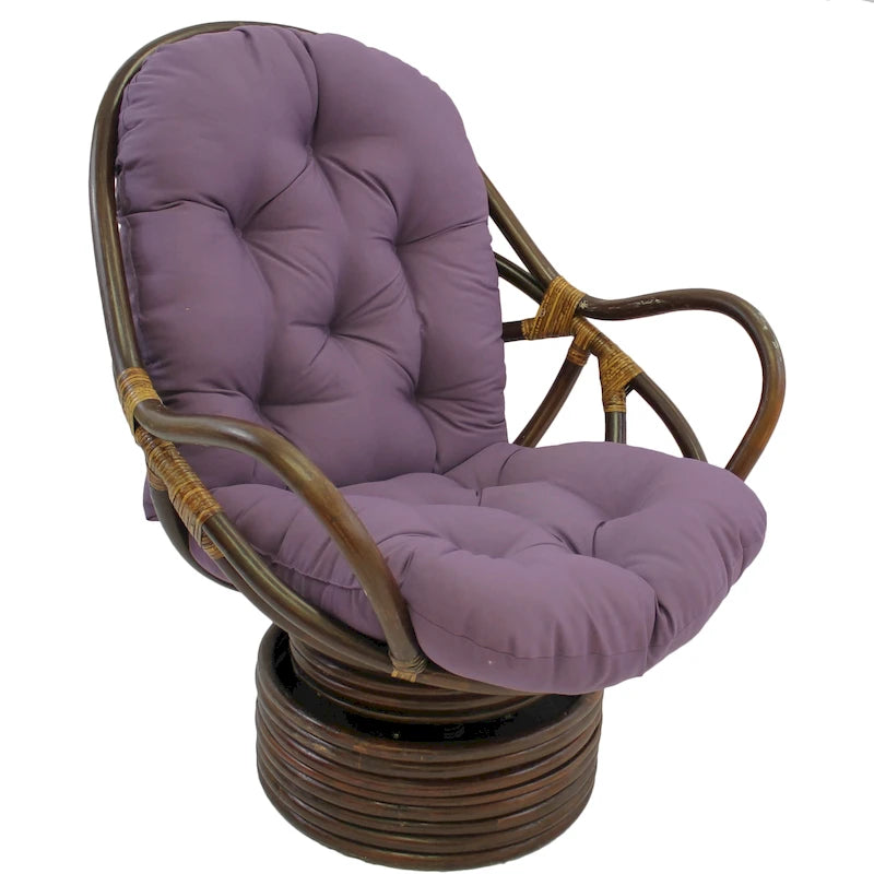 Coussin de dossier/d'assise de fauteuil à bascule en sergé d'intérieur de 48 po sur 24 po (coussin seulement) - 48 x 24