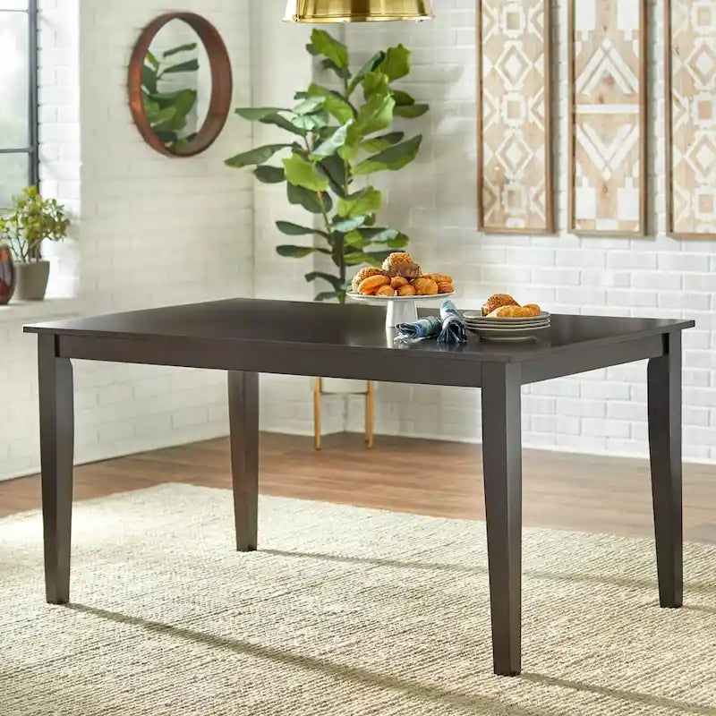Simple Living Cross-Back Espresso Dining Set