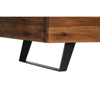 Broadmore 46-inch Acacia Wood Storage Bench