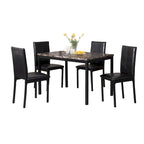 Ensemble de salle à manger 5 pièces en métal Citico de Roundhill Furniture