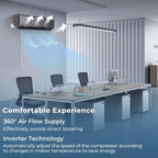 Climatiseur et Chauffage Mini Split Costway 12000 BTU avec Pompe à Chaleur