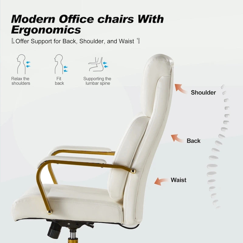 Jode Ergonomic Office Chair with Lumbar Support by HULALA HOME