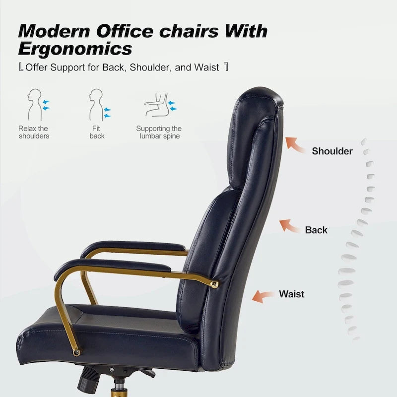 Jode Ergonomic Office Chair with Lumbar Support by HULALA HOME