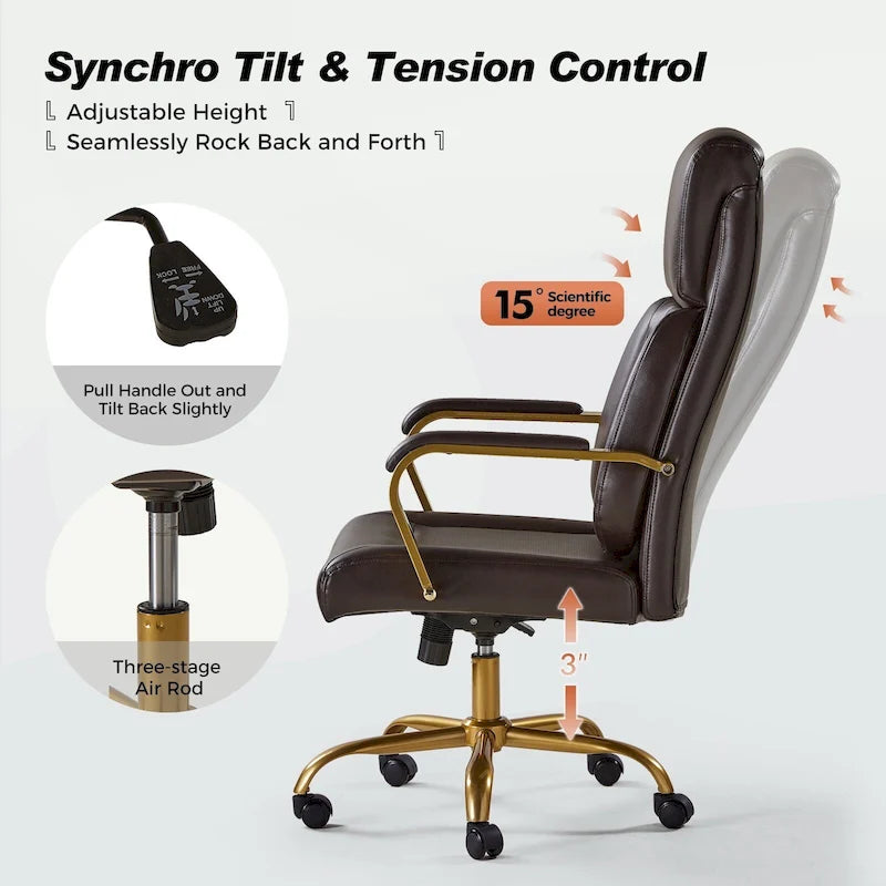 Jode Ergonomic Office Chair with Lumbar Support by HULALA HOME