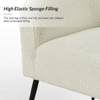 Hal Modern Boucle Armchair with Metal Legs by HULALA HOME