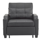 Chair Bed, Sleeper Sofa Chair Bed 3 in 1, Adjustable Recliner,Armchair, Sofa, Bed, Linen