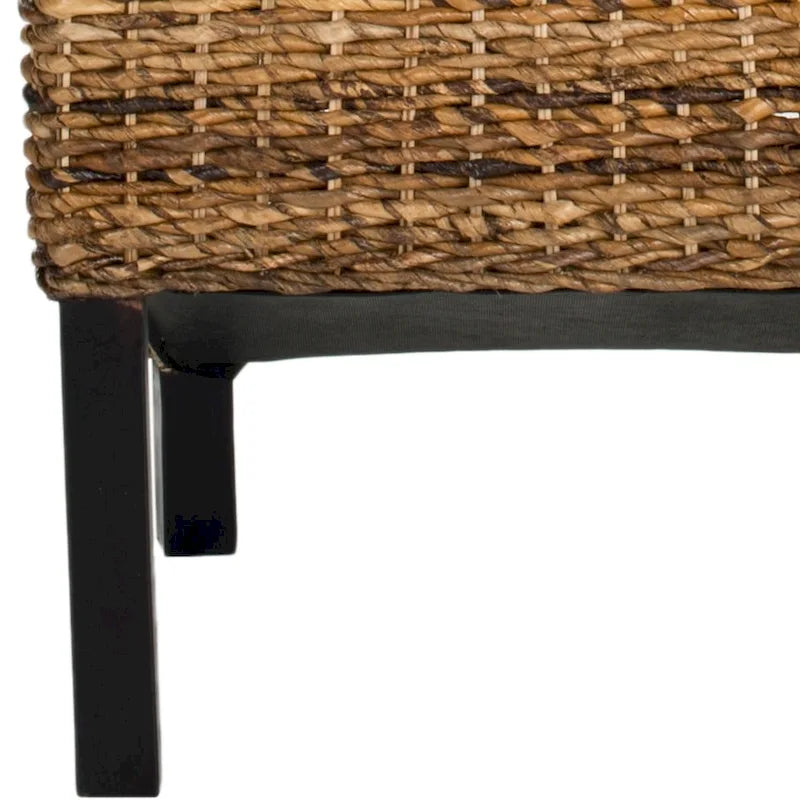 SAFAVIEH Candy Natural Wicker Dining Chair (Set of 2) - 19 W x 22 D x 41 H - 19Wx22Dx41H