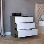 Cómoda de 3 cajones con superficie superior