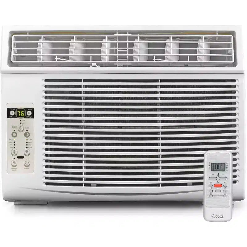 COMMERCIAL COOL CWAM145W6C 14,300 Remote Control and Adjustable Thermostat Window Air Conditioner, 14500 BTU, White