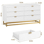 Dresser for Bedroom, 53.5 Large Drawer Dresser Organizer