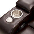 Sillón reclinable eléctrico con portavasos y puerto de carga USB