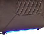 Sillón reclinable eléctrico con portavasos y puerto de carga USB