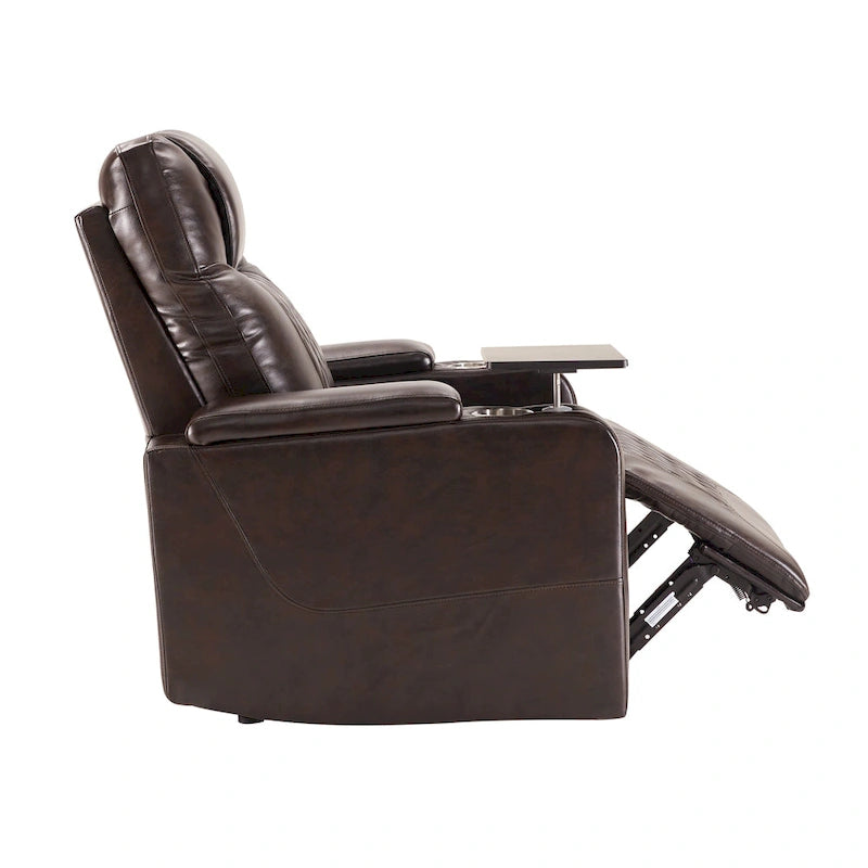 Sillón reclinable eléctrico con portavasos y puerto de carga USB