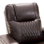 Sillón reclinable eléctrico con portavasos y puerto de carga USB