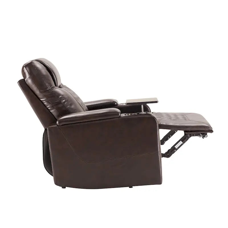 Sillón reclinable eléctrico con portavasos y puerto de carga USB