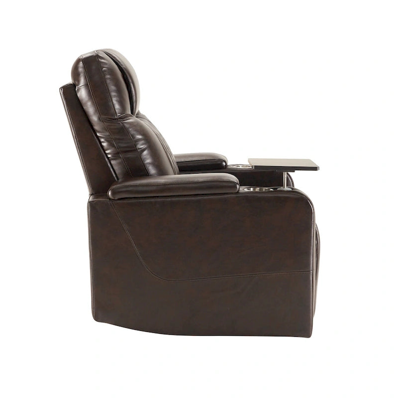Sillón reclinable eléctrico con portavasos y puerto de carga USB