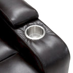 Sillón reclinable eléctrico con portavasos y puerto de carga USB