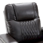 Sillón reclinable eléctrico con portavasos y puerto de carga USB