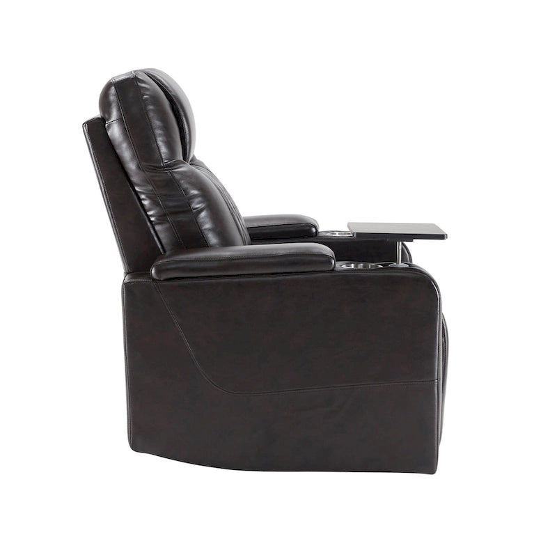 Sillón reclinable eléctrico con portavasos y puerto de carga USB