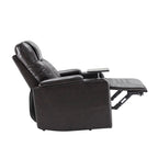 Sillón reclinable eléctrico con portavasos y puerto de carga USB