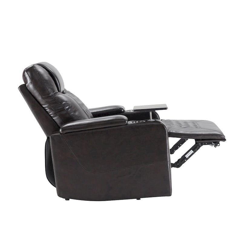 Sillón reclinable eléctrico con portavasos y puerto de carga USB